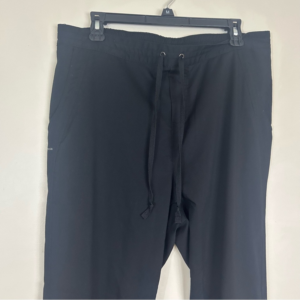 4/$25 Healing hands black scrub pants Taylor LT - Picture 2 of 12